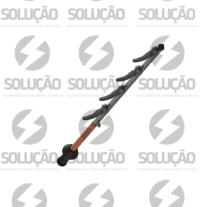Bastão Ater. BT Tubo Quadrado 4 Grampos SE17922